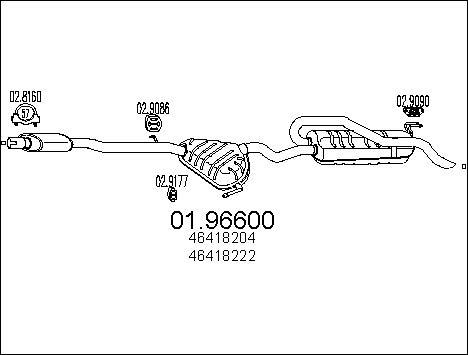 MTS 01.96600 - Auto Part
