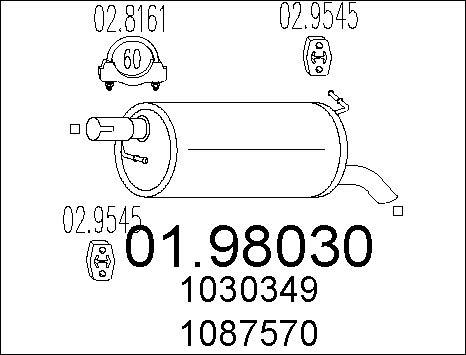 MTS 01.98030 - Auto Part