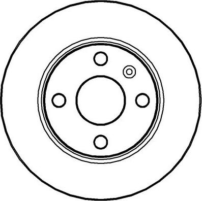 Denckermann B130278 - Bremžu diski