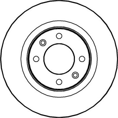 Blue Print ADP154319 - Bremžu diski