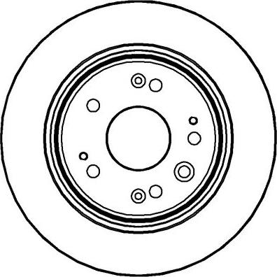 Herth+Buss Jakoparts J3314030 - BREMŽU DISKS