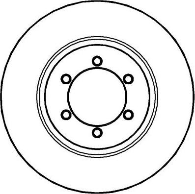 Herth+Buss Jakoparts J3300403 - BREMŽU DISKS