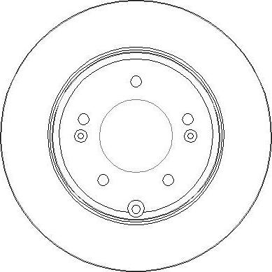 Brembo 08A70811 - DDF1787 BREMŽU DISKS