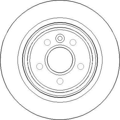TRW DF6187 - BREMŽU DISKS DF6187