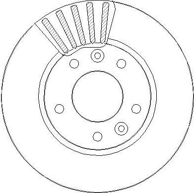 Blue Print ADG04381 - BREMŽU DISKS