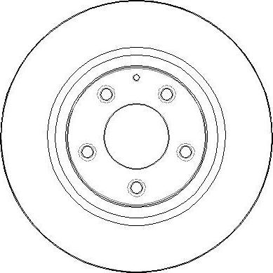 Blue Print ADM543121 - BREMŽU DISKS
