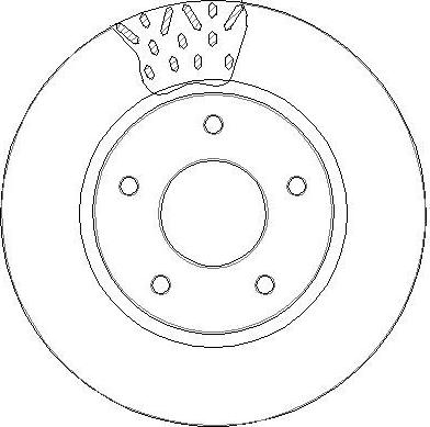 Blue Print ADC443119 - BREMŽU DISKS