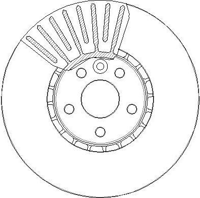 TRW DF6472S - BREMŽU DISKS 7268