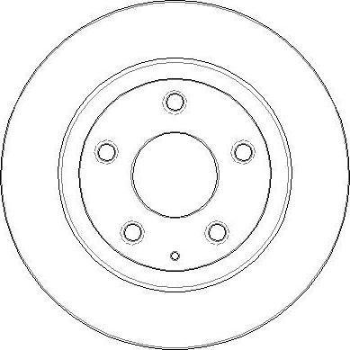 Blue Print ADM543127 - BREMŽU DISKS