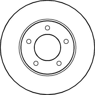 BOSCH 0986478691 - DDF440 BREMŽU DISKS