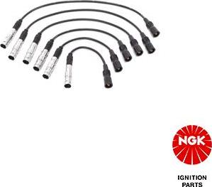 NGK 0504 - Augstsprieguma vadu komplekts