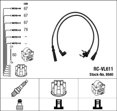 NGK 8840 - Auto Part