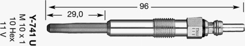 NGK D-POWER20 - Kvēlsvece