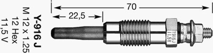 NGK D-POWER6 - Kvēlsvece