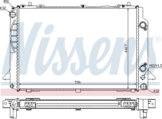 NISSENS 60467A - 60467A RADIATORS AUDI