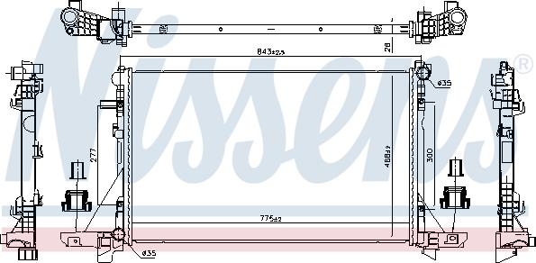 NISSENS 606411 - 606411 RADIATORS RENAULT