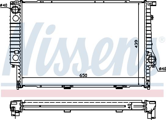 NISSENS 60747A - 60747A RADIATORS BMW