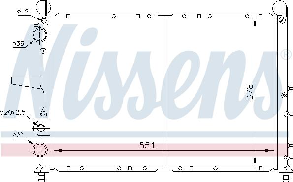 NISSENS 61816 - 61816 RADIATORS FIAT
