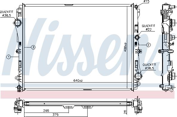NISSENS 627023