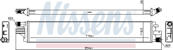 NISSENS 630794 - Radiators, Motora dzesēšanas
