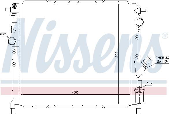 NISSENS 63878 - Auto Part