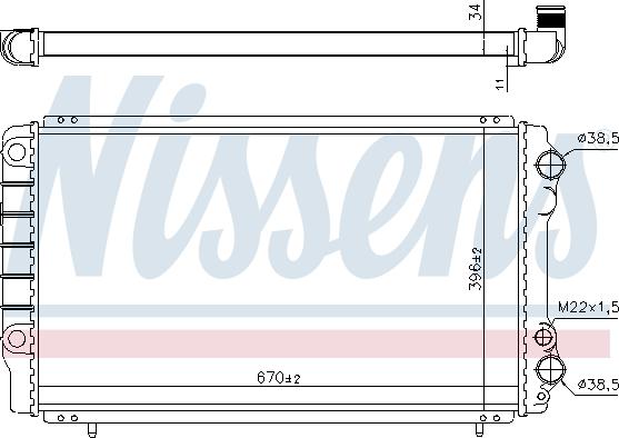 NISSENS 63912A - 63912A RADIATORS RENAULT