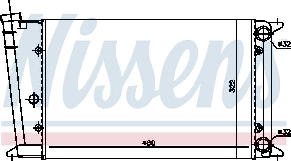 NISSENS 65020 - 65020 RADIATORS VW