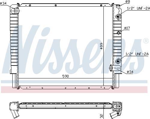 NISSENS 65523A - 65523A RADIATORS VOLVO