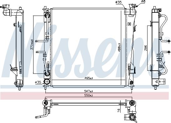 NISSENS 666220 - Auto Part