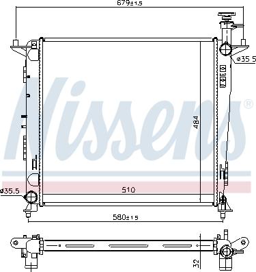 NISSENS 666222 - Auto Part