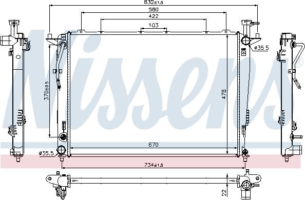 NISSENS 66781