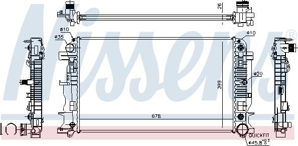 NISSENS 67157A - Auto Part