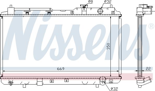 NISSENS 68101A - Auto Part