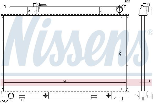 NISSENS 681214 - Auto Part
