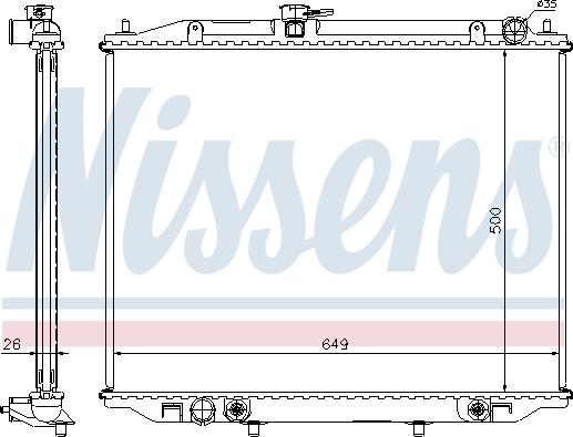 NISSENS 68709A - Auto Part