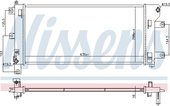 NISSENS 68773 - Auto Part