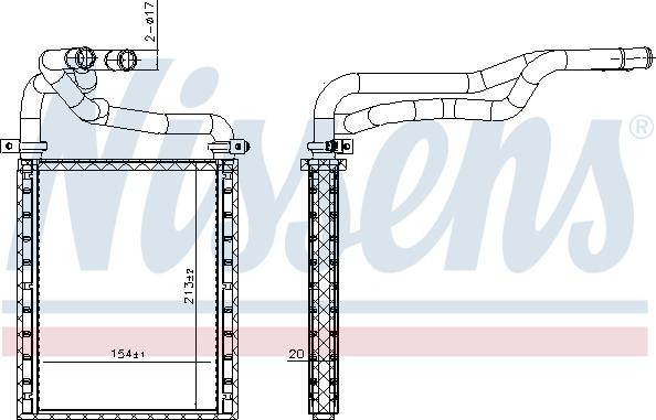 NISSENS 707191 - NS707191 SALONA RADIATORS