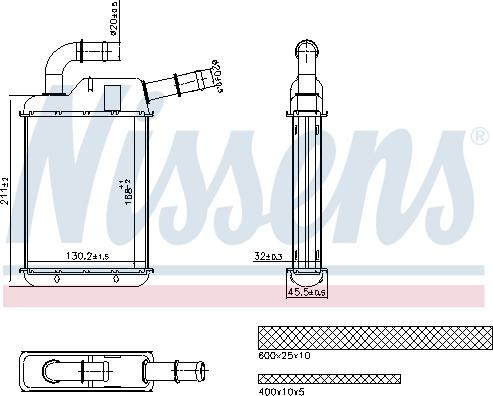 NISSENS 707279 - 707279 SALONA RADIATORS