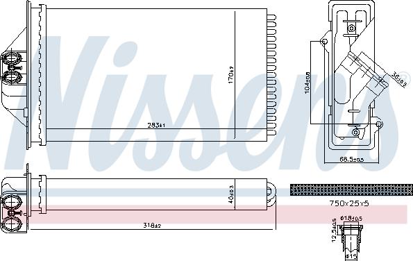 NISSENS 707293 - 707293 SALONA RADIATORS