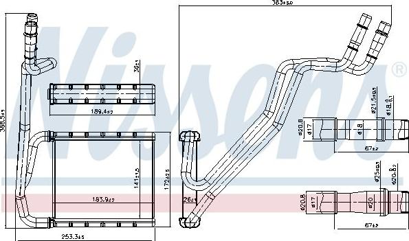 NISSENS 707381 - Auto Part