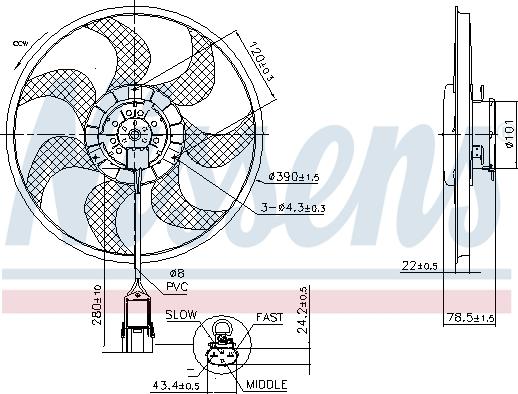 NISSENS 850070 - Auto Part