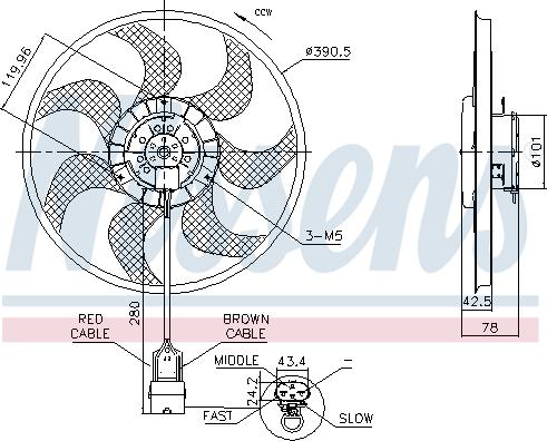 NISSENS 850074 - Auto Part