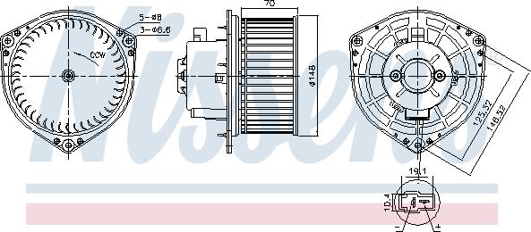 NISSENS 87454 - Auto Part