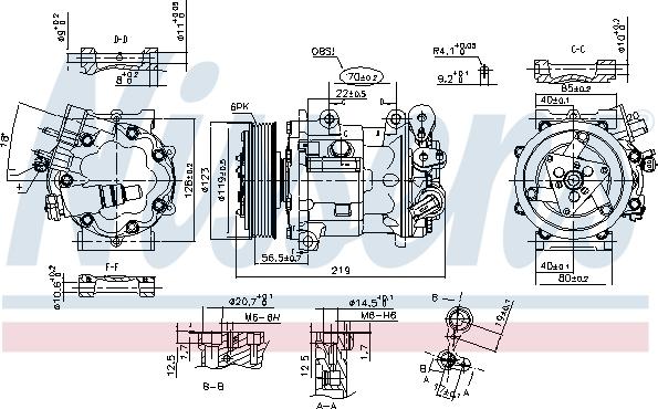 NISSENS 89362 - Kompresors, Gaisa kond