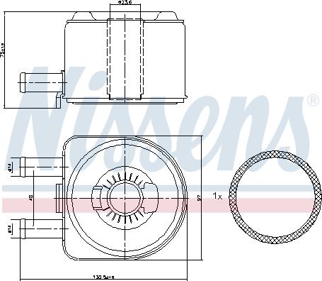 NISSENS 90603 - 90603 EĻĻAS RADIATORS