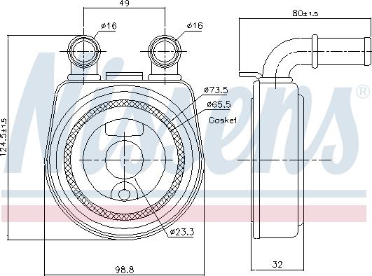 NISSENS 90701 - 90701 EĻĻAS RADIATORS