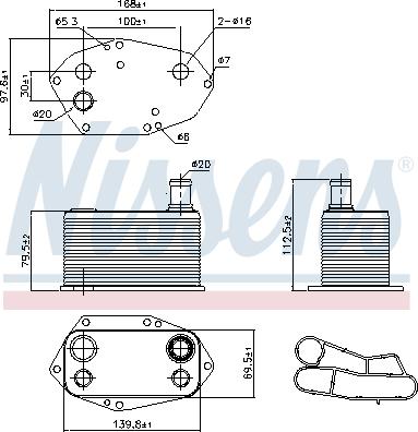 NISSENS 90786 - 90786 EĻĻAS RADIATORS