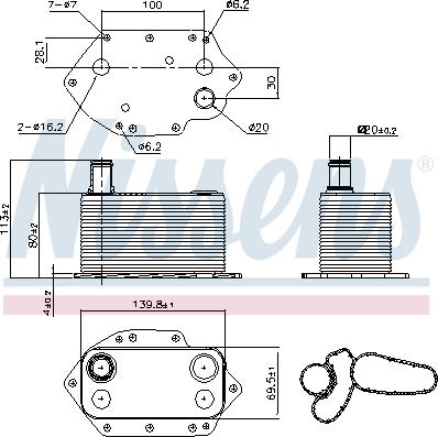 NISSENS 90905 - Auto Part