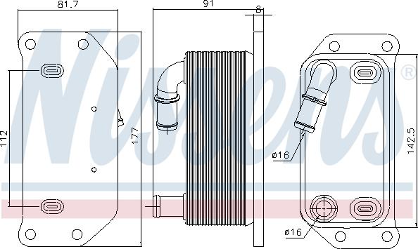 NISSENS 91188 - 91188 EĻĻAS RADIATORS