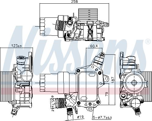 NISSENS 91194 - 91194 EĻĻAS RADIATORS